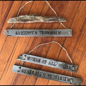 Create your own driftwood sign!